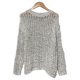 Autre Marque Maglione in maglia di cotone con piume PLST
