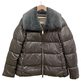 Autre Marque Herno Casaco de Penas Nylon Ultra Light & New Lady Fake Fur