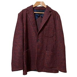 Autre Marque Giacca sartoriale in lana pied-de-poule ESTNATION