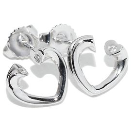 Orecchini Tiffany & Co. Paloma Picasso Tenderness Heart Au750 Diamanti