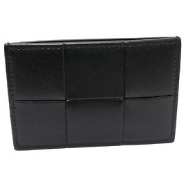 Bottega Veneta Tarjetero Cassette de piel de becerro