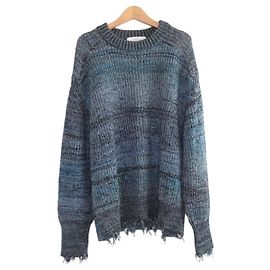 Autre Marque PUBLIC TOKYO Fringe Knit Sweater