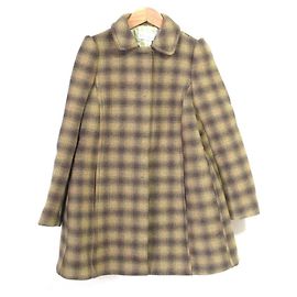RED VALENTINO Double-Face-Mantel mit Ombré-Karo