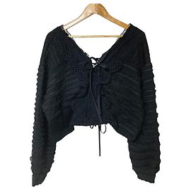Autre Marque Giacca in maglia con volant MADE BY DINT