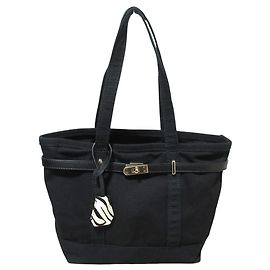 Autre Marque Bolso tote 2way de lona 23ku negro