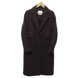 Autre Marque Abrigo de lana marrón CINOH