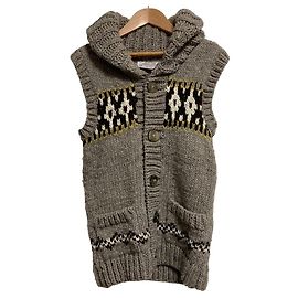 Autre Marque Chaleco Dovetail tejido a mano