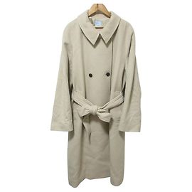 Autre Marque Kumikyoku Wool Double Breasted Long Coat