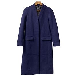 Autre Marque Abrigo Chester sin cuello CITY en lana Super 140S