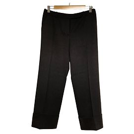 Céline Pantalones de lana stretch Celine