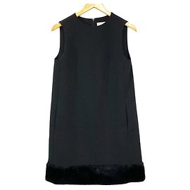 Autre Marque CELFORD Hem Fur Mini Dress Minikleid