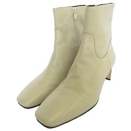Autre Marque CORSO ROMA 9 Leder- Stiefeletten mit quadratischer Kappe