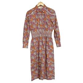 Autre Marque Vestido camisa longo com estampa floral CYCLAS