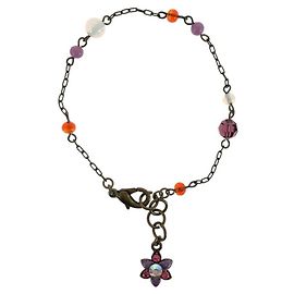 Autre Marque Pulsera de metal Flower ANNA SUI