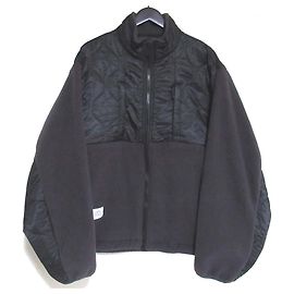 Autre Marque Giacca in pile con zip in nylon LIBERE