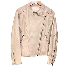 Autre Marque Chaqueta Double Riders Grace Class de Nappa de Cordero