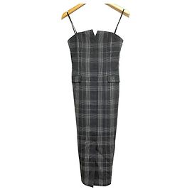 Autre Marque Vestido camisola de cuadros UNITED ARROWS