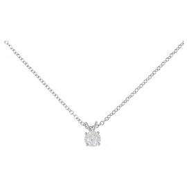Autre Marque Collar de Pt950 y diamantes