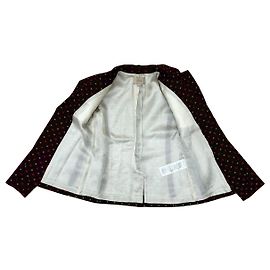 Gucci GG Flower Wool Cotton Tailored Jacket
