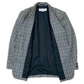 Autre Marque Christian Dior Wool Polyester Tailored Jacket