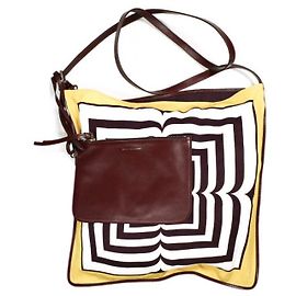 Dries Van Noten BW241-SCARF217-736 Leather 2way Shoulder Bag
