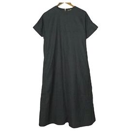 Autre Marque Drawer Kurzarmkleid aus Baumwolle