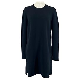Autre Marque Vestido de punto de lana de manga larga con cremallera trasera DRAWER
