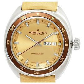 Autre Marque Orologio Hamilton American Classic Pan Europ in acciaio inossidabile