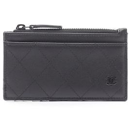 Portamonete in pelle Matelassé Chanel