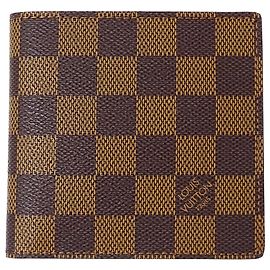 Portafoglio bi-fold da uomo Louis Vuitton Damier