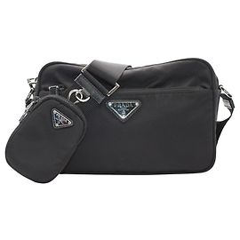Prada Handtasche aus schwarzem Nylon für Herren