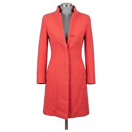 Autre Marque Narciso Rodriguez Red Wool Coat