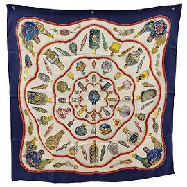 Hermès Hermes Carré 90 Silk multicolor 90 x 90