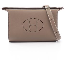 Hermès Borsa a tracolla Hermes Vide Poche Etoupe