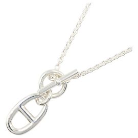 Hermès Collier Hermes Chaine d'Ancre Amulette