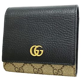 Portafoglio bi-fold Gucci GG Marmont Supreme