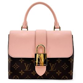 Louis Vuitton Locky Monogram Canvas con cuero y asa trenzada BB
