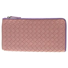 Bottega Veneta Intrecciato Leder-Langportemonnaie