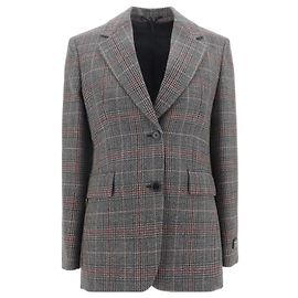 Prada Prince de Galles Checked Wool Blazer