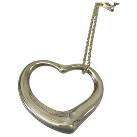 Autre Marque Tiffany Open Heart Large lange Halskette