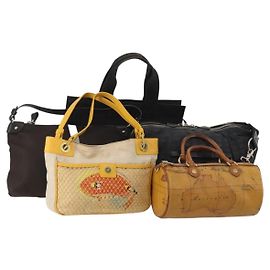 Autre Marque Set di 5 borse autentiche PRIMA CLASSE Berluti Porter Hunting World Bally PVC 196570