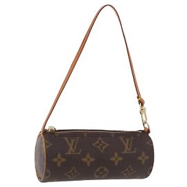 LOUIS VUITTON Monogram Papillon Pouch LV Auth ka6359