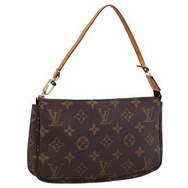 LOUIS VUITTON Monogram Pochette Accessoires Pouch M51980 LV Auth 206354A
