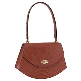 LOUIS VUITTON Epi Tilsitt Pouch Brown M52603 LV Auth ep16268A