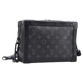 LOUIS VUITTON Monogram Eclipse Soft Trunk Shoulder Bag M44730 LV Auth 204879M