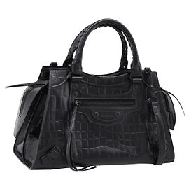 Balenciaga Neo Classic City Small Handtasche 2way Schwarz 638521 Auth mr2975V