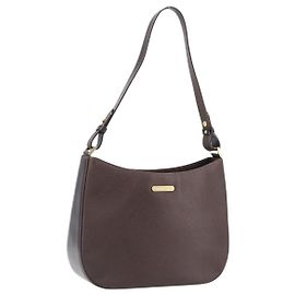 Burberrys Schultertasche aus Leder, braun-gold, authentisch ep16223