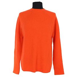 Eric Bompard orange cashmere sweater