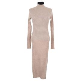 Autre Marque Kujten Kaschmirkleid Beige