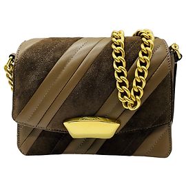 3.1 Phillip Lim Portobello Chocolate ID Quilted Shoulder Bag with Chain